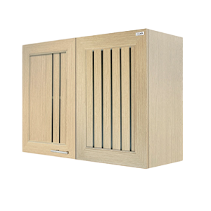 ตู้แขวนเข้ามุม ครัวปูน